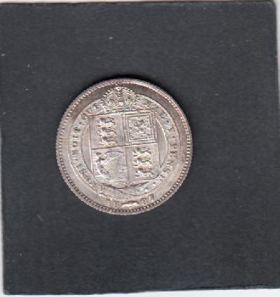 Beschrijving: 1 Shilling VICTORIA 